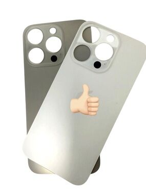 Back Glass Cover for iPhone 15 Pro / iPhone 15 Pro Max Big Hole All colors